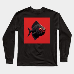 Piranha fish Long Sleeve T-Shirt